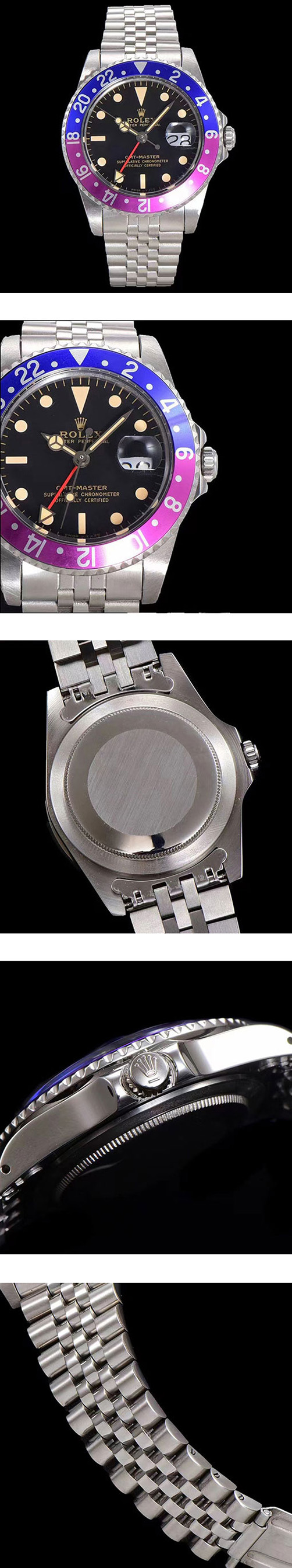 【お客様満足度100%】【40mm】ロレックス GMTマスター Ref-1675 コピー時計のおすすめ